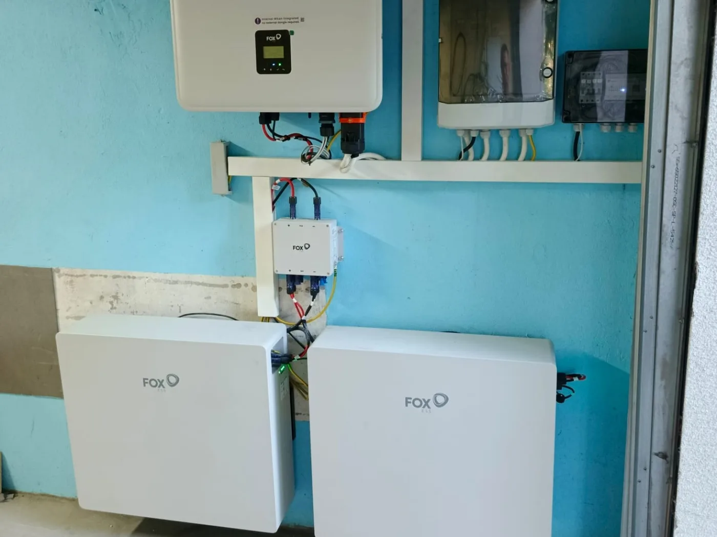 Magazyn energii FoxESS 23,04 kWh zamontowany przez NEXBE, Dzierżoniów